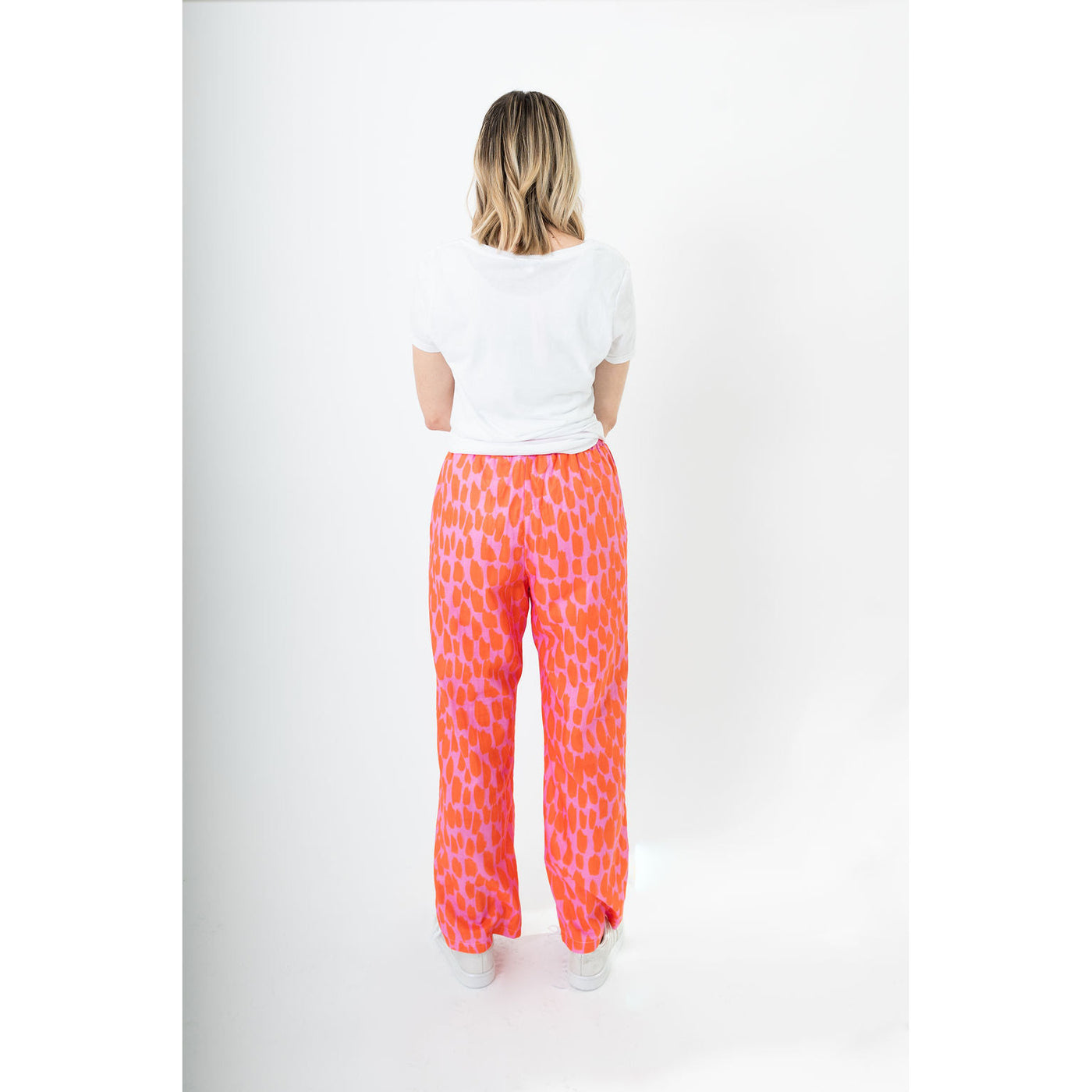 Vibrant Brush Stroke Print Cotton Lounge Pants - Stylish, Comfortable, and Perfect for Poolside and Everyday Wear