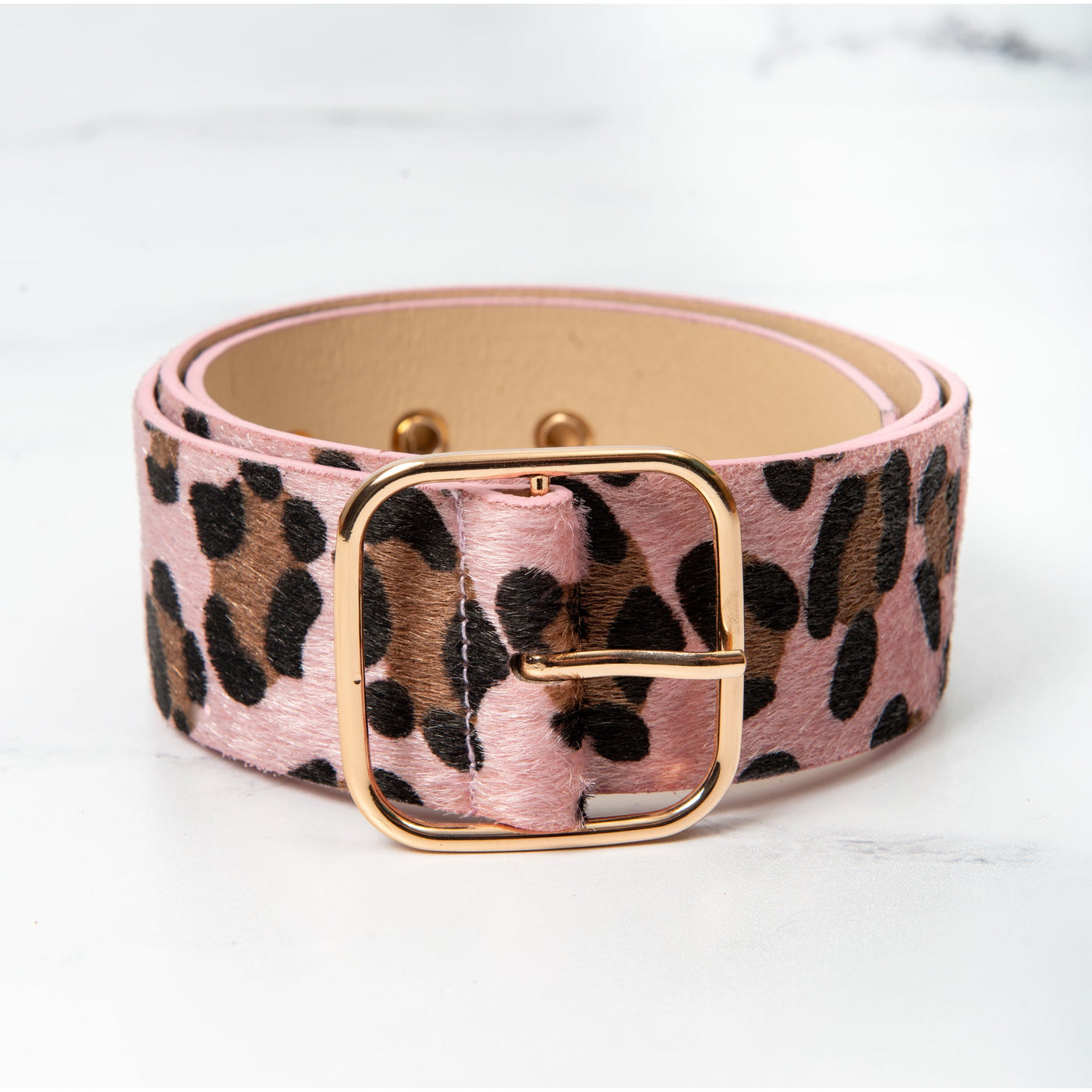 Pink Cheetah Belt
