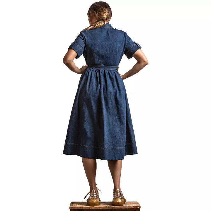 Denim Delight: The Perfect Iconic Shirt Dress for Fashionistas Anna Rewick Denim Delight: The Perfect Iconic Shirt Dress for Fashionistas Anna Rewick