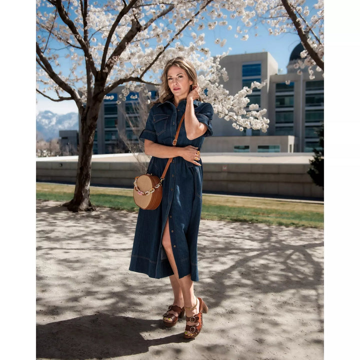 Denim Delight: The Perfect Iconic Shirt Dress for Fashionistas 6