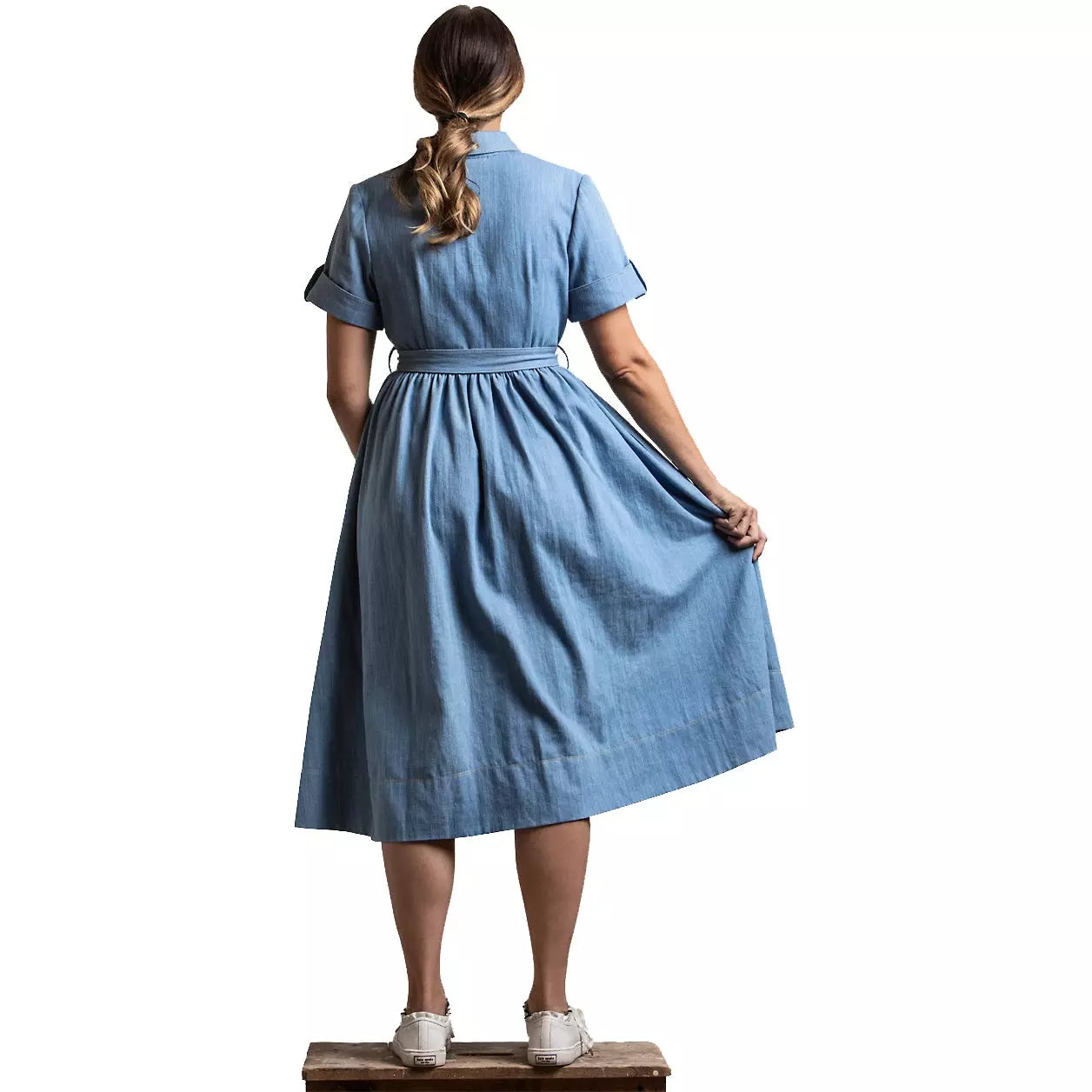 Denim Delight The Perfect Iconic Shirt Dress for Fashionistas